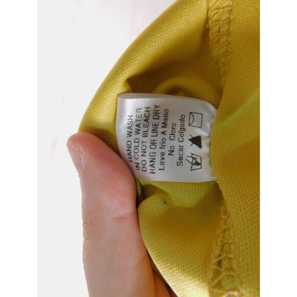 DM Fashion Yellow Lace Maxi Dress XS Women Boho - Picture 12 of 13